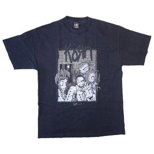 Vintage 2000 Korn Sick And Twisted Tour Shirt
